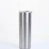 20oz Tumbler Stainless Steel Vacuum Insulated Straight Cup Beer Coffee Mug Glasses with Lids and Straws fast sea DHA4354571