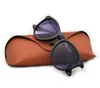 Wholesale- Sunglasses Women men Brand Designer TR90 frame Cat Eye Sun glasses uv400 Goggles Oculos De Sol Feminino with brown Case