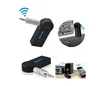 Universal 3.5mm Zestaw samochodowy Bluetooth Auto Odbiornik A2DP Audio Muzyka Adapter Zestaw głośnomówiący z MIC do telefonu Pasteczka PSP Słuchawki Tablet