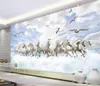 Papel tapiz 3D personalizado Príncipe Encantador 3D Paisaje de moda Sala de estar Dormitorio Fondo Decoración de pared Mural Papel tapiz