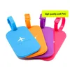 Soft PVC bag tag airport suitcase check in luggage tag travel baggage anti lost mark label