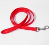 Szerokość 1,5 cm Długie 120 cm Nylon Dog Smycz Pet Puppy Trening Paski Czarny / Niebieski Psy Lead Lina Belt Smycz