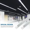 8ft LED Shop Light 6000k 12000lm jesled t8 Tube 120W Linkable Stility Seiling Light