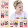 3Pcs Cute Infant Kids Baby Girls Bow Knot Hairband Headband Accessories Set Barrettes Headwear bandeau bebe Lowest Price