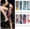 1pc Sexy Waterdichte Tijdelijke Tattoo Sticker Volledige Arm Mouw Grote Skull Tatoo Stickers Fake FatToos