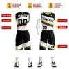 Personalisieren Sie Ihr eigenes Basketball-Trikot, Sport-Shirt, bedrucktes individuelles Teamnamen-Nummern-Logo für Männer und Jugendliche