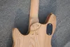 Guitare électrique couleur bois naturel, avec touche en palissandre, matériel doré, pickups 2S, personnalisables, 9201647