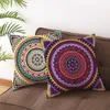 Boho-Stil-Druck-Kissenbezug, Mandala-Muster-Kissenbezug, weicher Pfirsichhaut-Sofa-Kissenbezug, böhmischer Kissenbezug, 40 Designs, VT086354245