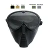 Attrezzatura da esterno Maschera tattica da softair Tiro Protezione per il viso Equipaggiamento in metallo Rete metallica in acciaio Full Face Bee Style NO03-203