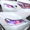 Auto-Lampenfilm, Scheinwerfer-Rücklicht-Aufkleber, Vinyl-Decales-Blatt, transparenter Aufkleber, 30 x 60 cm, Auto-Styling, Scheinwerfer, Nebelscheinwerfer, mehrfarbig