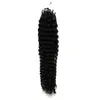 Micro Loop Human Hair Extensions Kinky Curly Micro Ring Hair 100g / Pack 100% Human Micro Bead Links Remy