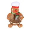 Candy Storage Basket Xmas Decor Santa Claus Elk Snowman Storage Basket Gift Christmas Decoration for Home Party DIY Supply