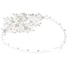 US Warehouse Trendy Alloy Bloem Bruidband Prom Tiara Wedding Haaraccessoires Handgemaakte Hair Vine Crystal Headband Bruid Haar sieraden