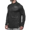 Ectic Running Jackets Men 피트니스 퀵 드라이 남성 재킷 압축 긴 슬리브 체육관 탑 체육관 실행 Windproof6317488