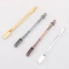 Newest Colorful Metal Mini Snuff Snorter Sniffer Spoon Pill Shovel Spice Miller Scoop Herb Tool Portable Innovative Design For Smoking DHL