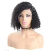 Ishow Body Wave Short Bob Wig Remy Water 13 * 4 Lace Front Wig Rak Curly Pre-Plocked Brasilianska Deep Human Hair Wigs För Kvinnor Alla Åldrar 8-14In Naturlig färg