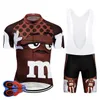 2024 Pro Cartoon Team Cycling Jersey Short 9D set MTB Bike Clothing Ropa Ciclismo Bike Wear Clothes Mens Maillot Culotte