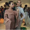 Royale avondjurken Dubai Arabisch Pageant feestjurk moslim Turkse kaftans Afrikaanse formele prom jurken gewaad de soiree