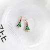 Creatieve kerstman Claus Christmas Tree Bell Studs Lovely Oorrings Christmas-Gifts Email Girls Jewelry