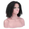 Parrucche Bob per capelli umani anteriori in pizzo a onde profonde Capelli remy brasiliani 13x4 Attaccatura naturale dei capelli Glueless Parrucche Bob anteriori in pizzo ricci corti3928375