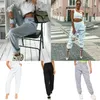 Capris feminino solto casual sweatpants senhoras agasalho jogger dança correndo harem calças compridas lounge wear ginásio calças largas