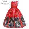 2019 explosion models Christmas dress long holiday costume girls cartoon print long skirt Christmas ball costume P061