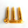 Medium Bullet Shape Aluminum Metal Smoking Pipe Shisha Tobacco Cigarette Hand Spoon Oil Rigs Pipes tool Accessories