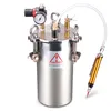 Dispensador manual M￡quina de cola amarela 5L CARRELO DE AￇO DE AￇO ANTERION CARRELO DE AￇO DE CARBOLO DE AￇO DE AￇO GRANDE FLUXO V￡lvula de dispensa￧￣o de m￣o