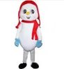 2019 фабрика продажа снеговика Костюм талисмана платье партии EPE снеговика Бесплатная доставка Размер взрослых