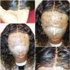 Transparente Lace-Frontal-Perücke, menschliche 360-Grad-Front mit Babyhaar, vorgezupft, natürlicher Haaransatz, wassergelockter Wellenverschluss für Frauen