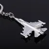 24 pièces/lot avion de bataille F16 porte-clés anneaux support pour voiture porte-clés porte-clés pour homme femmes en vrac en gros livraison directe gratuite