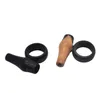 Wood Ring Tobacco Pipe Solid Wood Ring Pure Color Portable Pipe