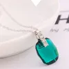 Blue Crystal from Rovski Women Collier Pendentids Fashion Jewelry Elements High Quality Party Marding Accessories Best Christmas Gift8986591