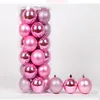 卸売クリスマスツリーカラフルなクリスマスボールの装飾的なつまらないパーティー用品ウェディング飾り24ピース/ロット4cm 6cm 8cm
