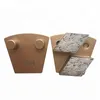 KD-P70 Double Pins Polishing Disc Two Rhombus Segments Concrete Grinding Shoes Grinding Block for Concrete Terrazzo Floor 9PCS