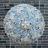 Luxuoso broche de cristal buquê marfim de cristal cinza bouquet cetim flores de casamento bouquets de noiva acessórios de casamento