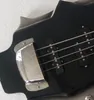 Seltenes Xort -Gen Simmons Axe Signature Gitarre Black Sliver 4 Saiten Elektrische Bassgitarre Präzision Bass Hals -Tonabnehmer Chrom Bridg9396889