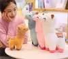 Alpaca Llama Plush Toy Soft Plush Alpaca Dolls Animal Stuffed Doll Kids Birthday Christmas Presents 4 Colors 25cm DW46392603174