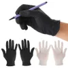 100 pièces gants jetables Latex vaisselle/cuisine/travail/caoutchouc/gants de jardin universels pour main gauche et droite