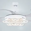 Unsichtbarer Deckenventilator-Licht-LED-Kronleuchter-Deckenlampe-moderner minimalistischer Wohnzimmer-Esszimmer-Wohnzimmer-Ventilator-Kronleuchter