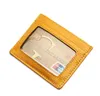 الجبهة DHL 200PCS حاملي بطاقات مزج اللون جلد طبيعي جيب RFID حجب محافظ، حامل بطاقة الائتمان مع الإطار ID