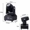 led 4IN1 mini led spot moving head light Sound activated Mini Moving Head Light DMX dj effect stage lights/ktv bar disco