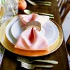 Wooden Napkin Ring Countryside Wooden Napkin Buckle Wedding el Restaurant Tablecloth Ring Party Banquet Table Decoration EEA1352682466