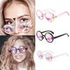 New 5pcs/lot Creative Personality Retro Colorful Kaleidoscope Sunglasses Carnival Men and Women Cool Mosaic Glass Fashion Party Accessories