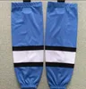 Nieuwe Kids Jeugd Mannen Blauw Ijshockey Sokken Zwart Trainingssokken 100% Polyester Practice Sokken Hockey Apparatuur