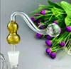 Gourde verre s pot verre Bbong Wwater Pipe broyeur à ongles en titane, barboteurs en verre pour fumer des couleurs de mélange de tuyaux