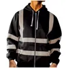 Men039s Hoodies Sweatshirts arbetar hög synlighet Pullover Lång ärm toppar Bluskläder Male Fashion Sportwear9716101