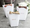 شكرًا لك Merci Gift Wrap Bag Wedding Birthiday Party Favors حقائب مصنوعة يدويًا حقيبة حلوى للمجوهرات عناقك.