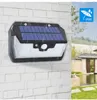 Solar Powered Outdoor Lighting 800LM 55LEDS IP65 Vattentät Solar Powered Outdoor Lighting Pir Sensor Solar Lampor med fjärrkontroll