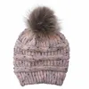 10 색 색종이 니트 모자 보풀 볼 겨울 스키 캡 2019 새로운 도착 따뜻한 모자